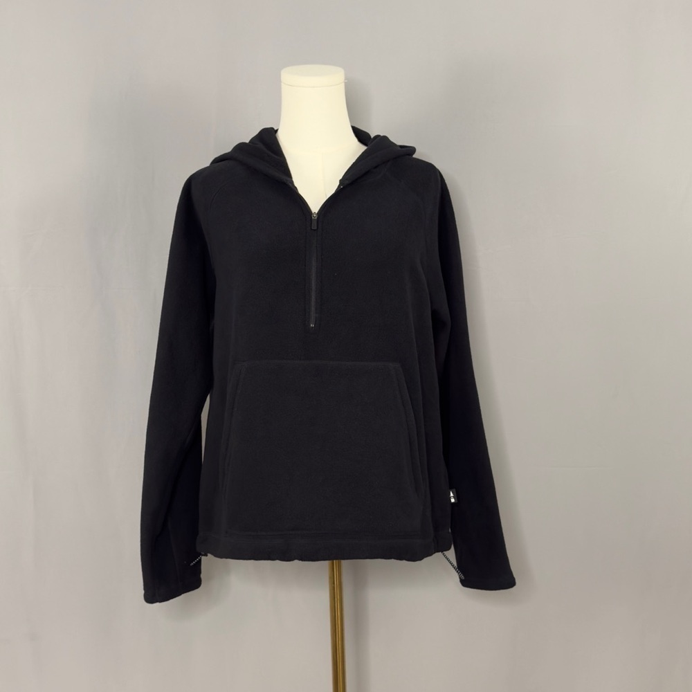 Bass Outdoor Classic Black Half-Zip Hoodie
